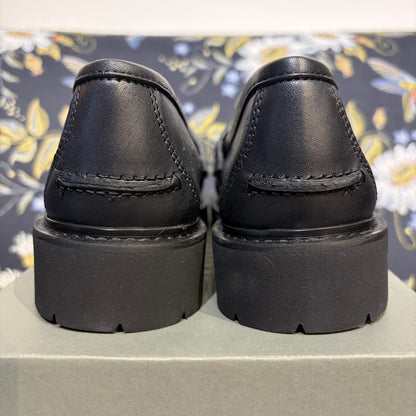 CAMINANDO for DRESSTERIOR レザー ローファー ブラック 厚底ラグソール サイズ7  TT090