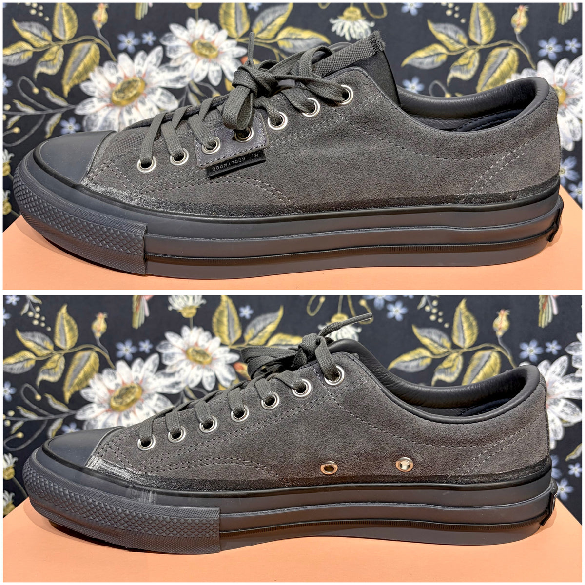 新品【定価28,600円】CONVERSE ADDICT コンバース アディクト CHUCK TAYLOR SUEDE NH OX グレー 27.5cm TT040