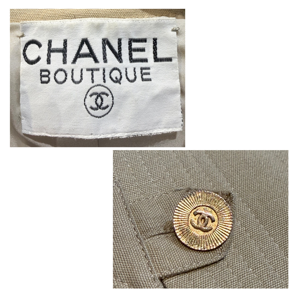 CHANEL セットアップ ジャケット スカート ベージュ系 L レディース TT002