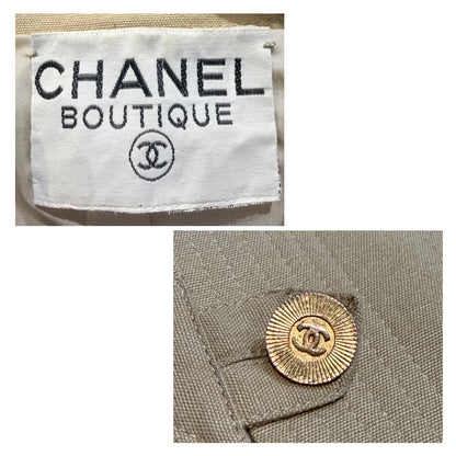 CHANEL セットアップ ジャケット スカート ベージュ系 L レディース TT002