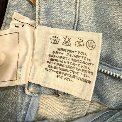CHANEL デニムパンツ ライトブルー ストレッチ レディース 36 レディース TT011