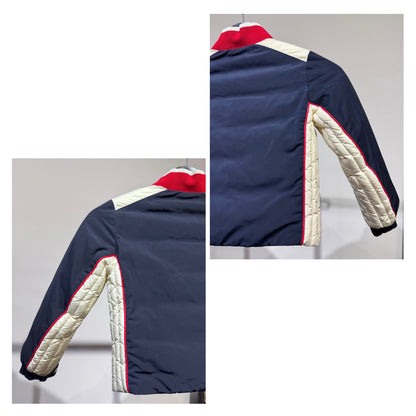 MONCLER CLAIRVAUX ダウンジャケット ロゴワッペン ネイビー キッズ 5A 112cm TT059