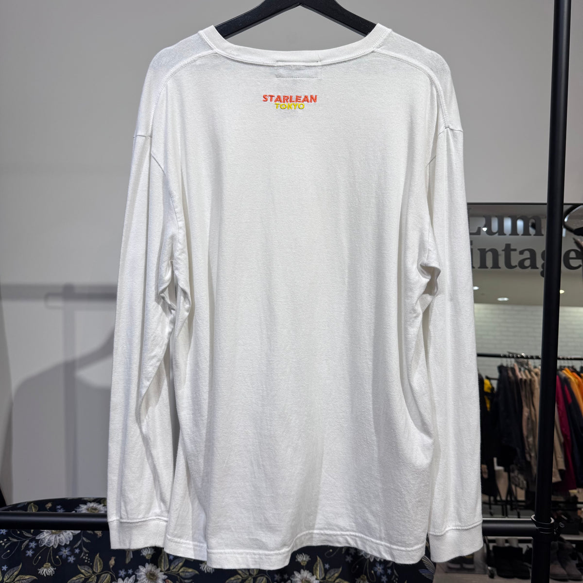 STARLEAN TOKYO スターリアン トーキョー 長袖Tシャツ ロンT ホワイト ベビーグラフィック XL メンズ トップス TT055