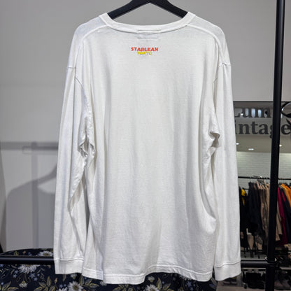 STARLEAN TOKYO スターリアン トーキョー 長袖Tシャツ ロンT ホワイト ベビーグラフィック XL メンズ トップス TT055