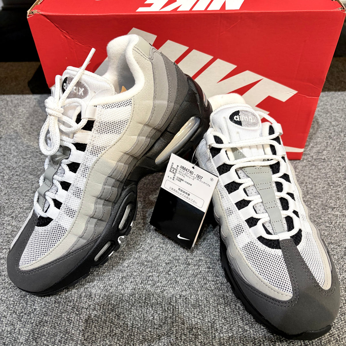 NIKE AIR MAX 95 BIG BUBBLE ナイキ エアマックス95 ホワイト グレー ブラック 25.0cm TT066