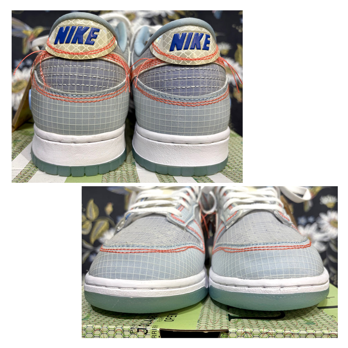 NIKE × UNION DUNK LOW スニーカー DJ9649-400 Hyper Royal 27.5cm 箱付き TT091