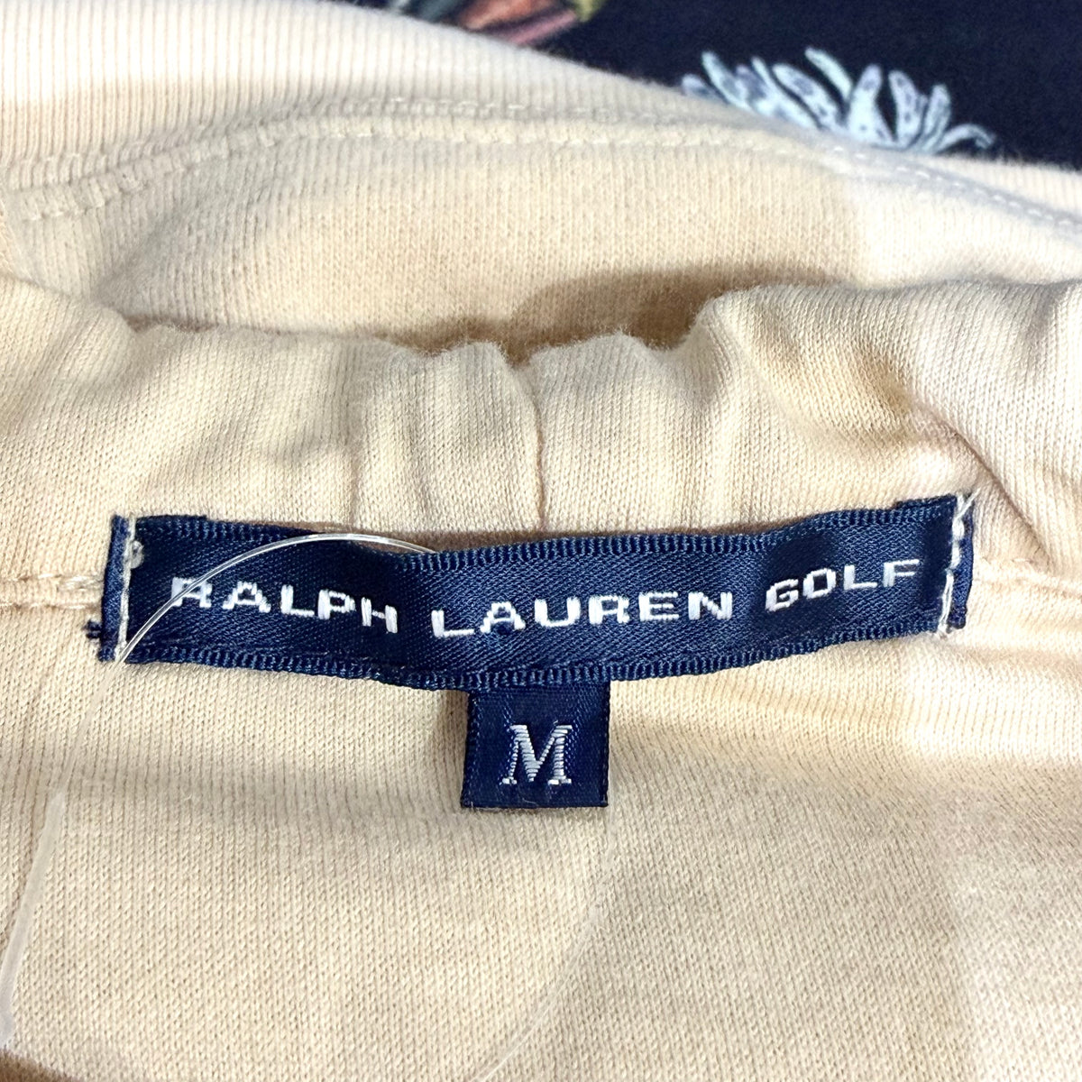 RALPH LAUREN GOLF ポニー刺繍 ノースリーブ ジップパーカー ベージュ M レディース TT107