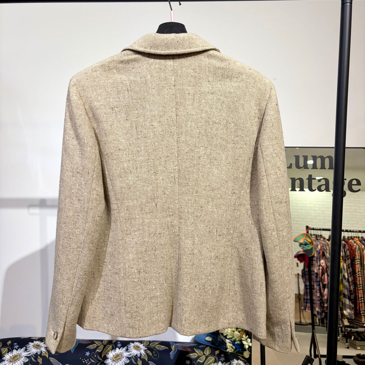 Max Mara WEEKEND LINE ヴァージンウール ジャケット ベージュ 42 レディース  TT084