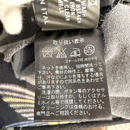 FENDI 半袖ニットトップス ペプラムデザイン グレー サイズ40 イタリア製 レディース TT072