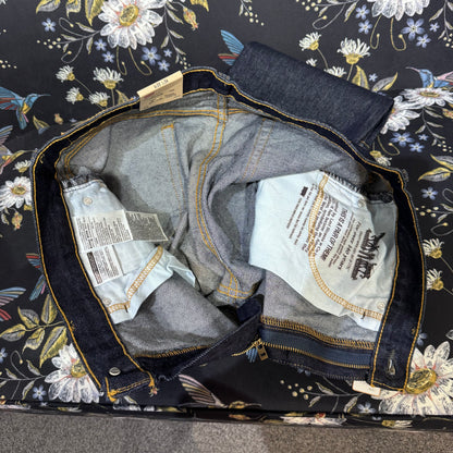 Levi’s 505 Regular Fit ストレートデニムパンツ インディゴ W33 L34 未使用品 TT063