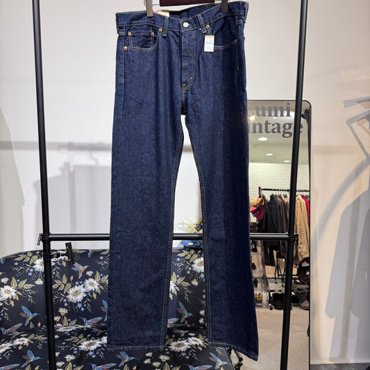 Levi’s 505 Regular Fit ストレートデニムパンツ インディゴ W33 L34 未使用品 TT063