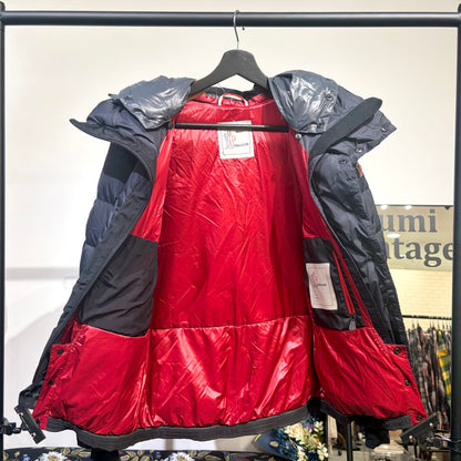 MONCLER GRENOBLE ダウンジャケット フード付き ダークネイビー サイズ0 メンズ TT092