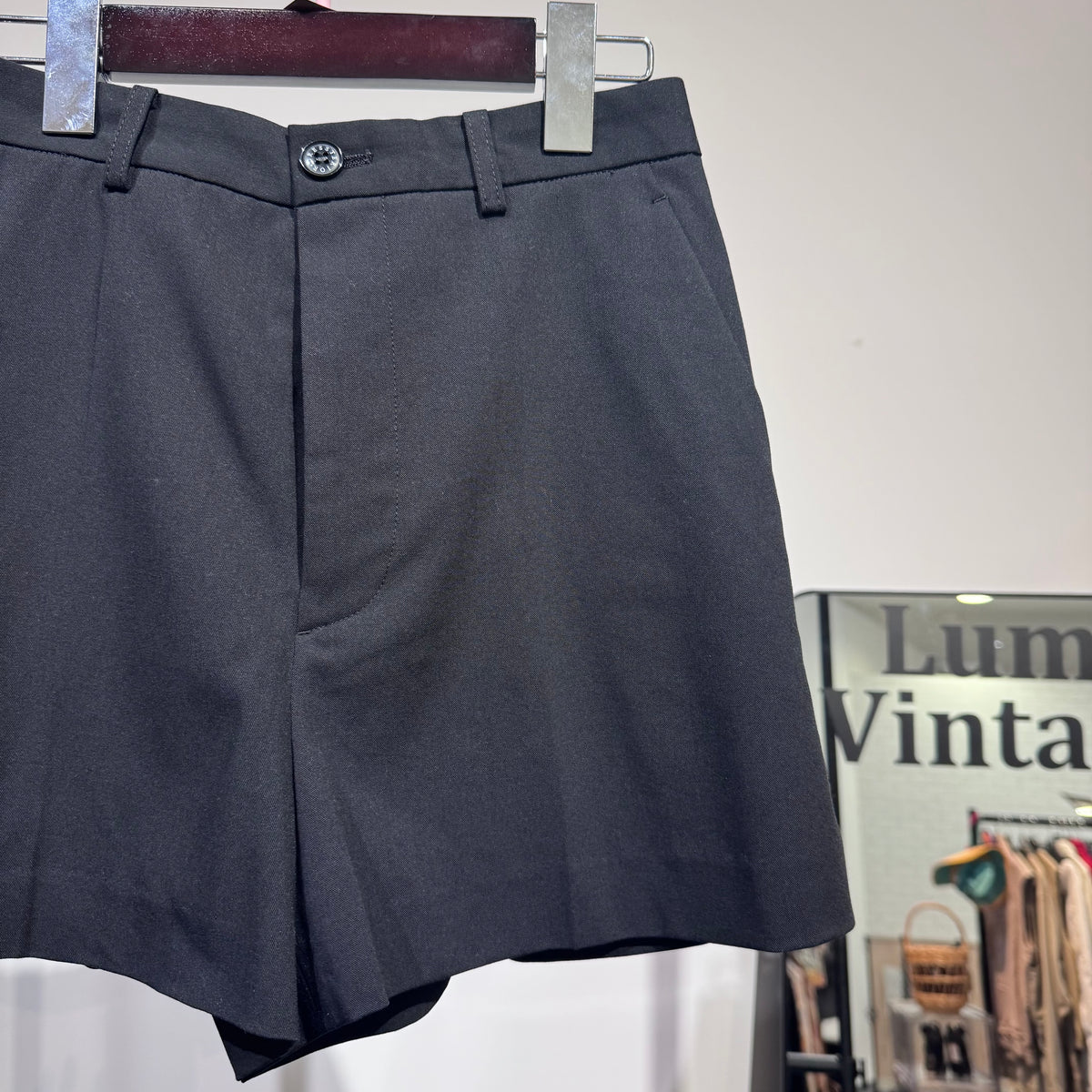 新品 タグ付き【定価17,600円】DRESSTERIOR ドレステリア ショートパンツ ブラック レディース ボトムス きれいめ 上品 36 S 日本製 TT022