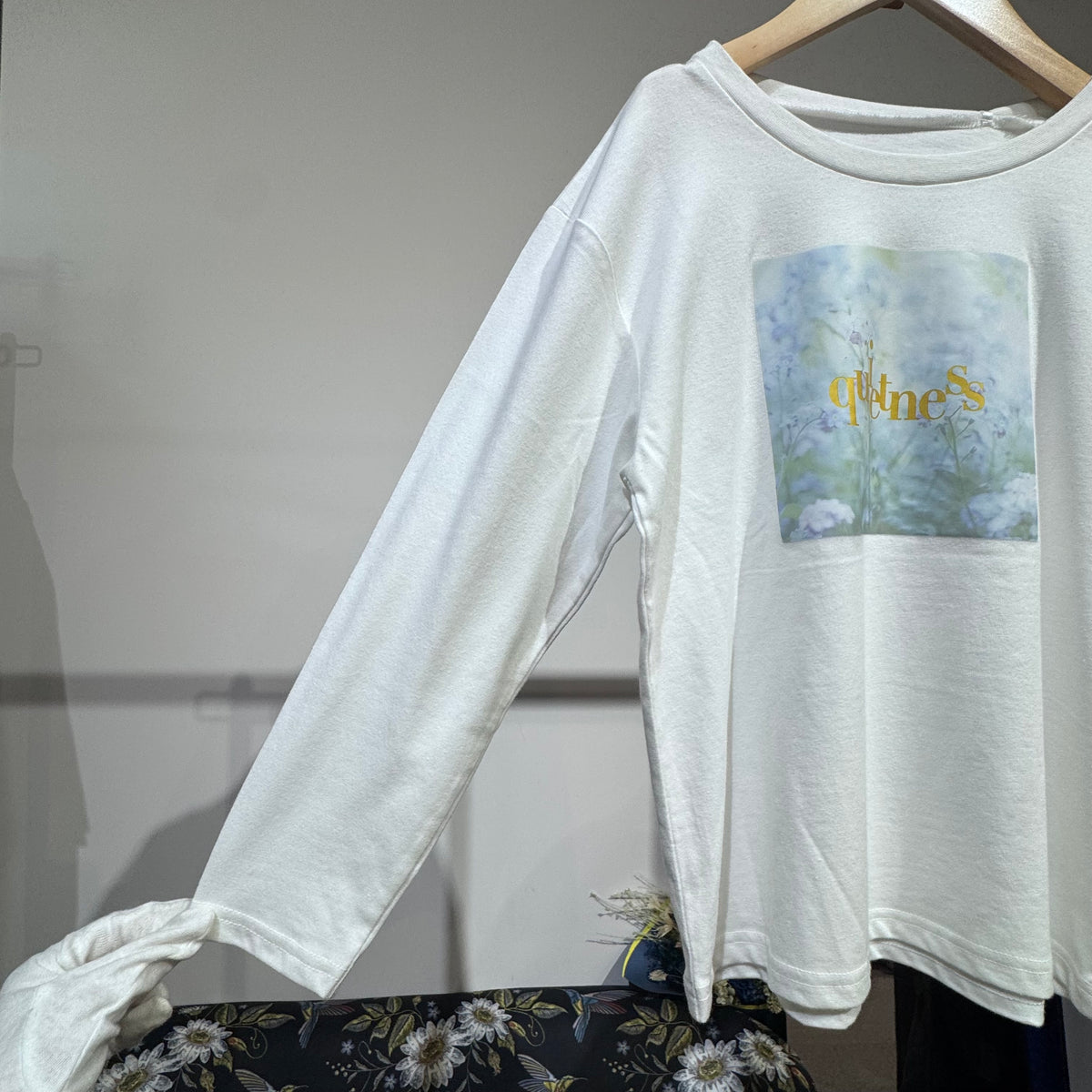 THE SHOP TK キッズ 長袖プリントTシャツ ホワイト 130cm 新品タグ付き TT060