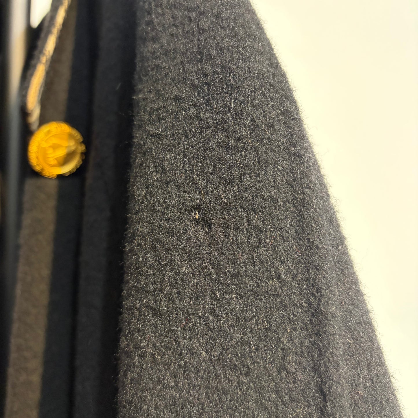 BURBERRY ウール カシミヤ コート ブラック ノバチェック 38 レディース TT006